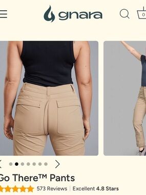 Gnara Women's Tan Go There™ Utility Hiking pants